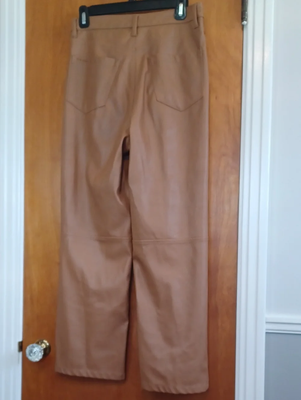Blanknyc The Baxter Vegan Leather Jeans.Camel Color. Sz. 27. High Rise. EUC! - Picture 3 of 11